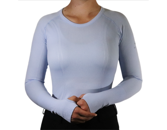 Chic Athletic Long Sleeve - Sky Blue