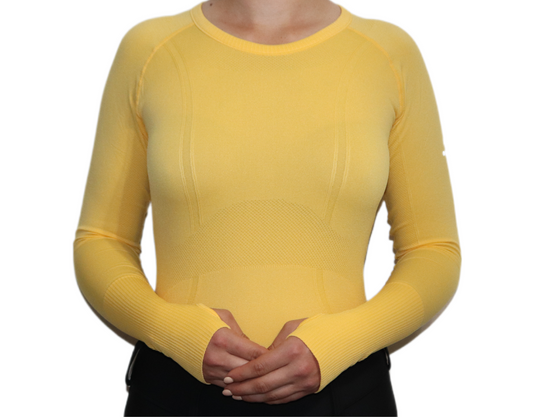 Chic Athletic Long Sleeve - Yellow