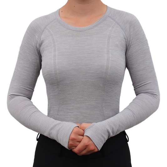 Chic Athletic Long Sleeve - Gray