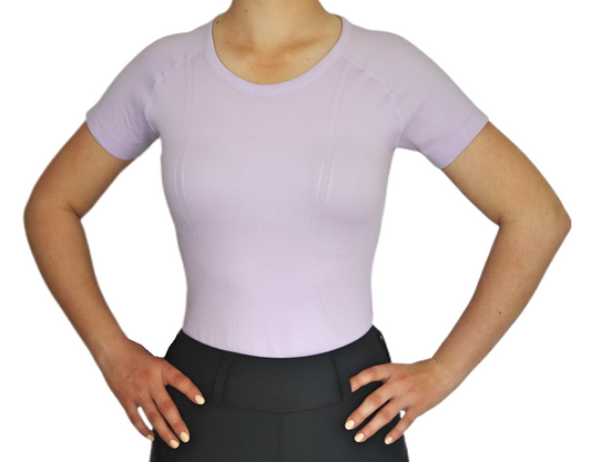 Chic Athletic Short Sleeve - Lavender